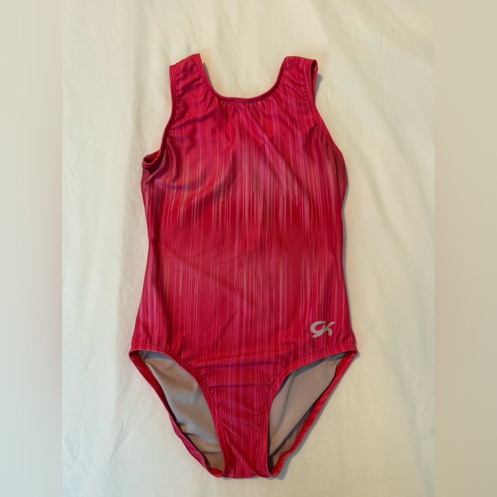GK Elite Pink Gymnastics Leotard – Child Medium (CM)